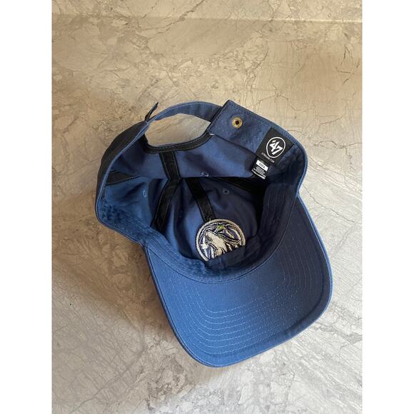 Light Blue Minnesota Timberwolves Strapback NBA Hat - Picture 6 of 7